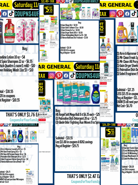 Dollar General Coupon Deals 11_29_25