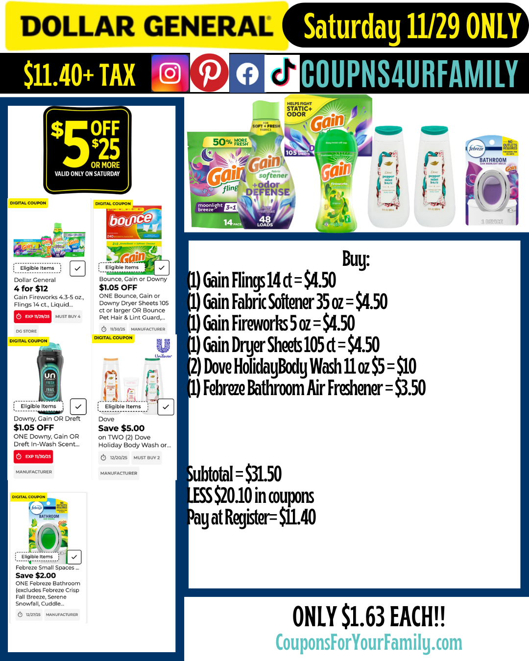 Dollar General Coupon Scenarios 11_29_25 #3