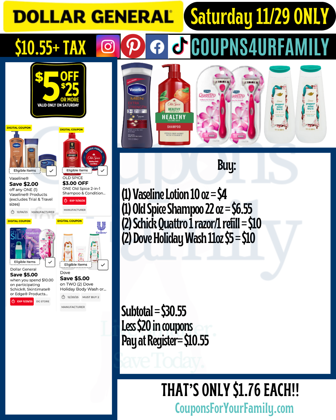 Dollar General Coupon Scenarios 11_29_25 #4