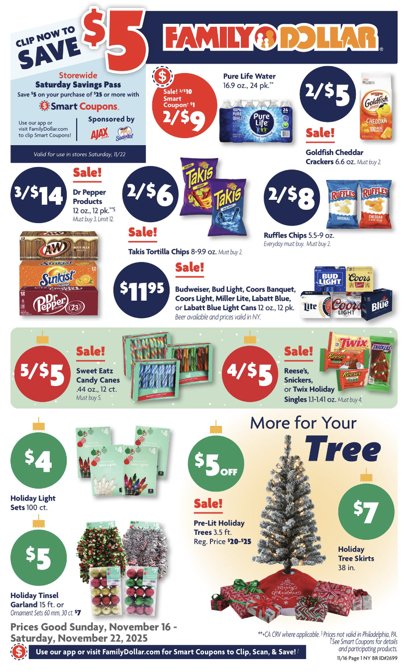 Family Dollar Ad this Week 11_16_25 pg 1