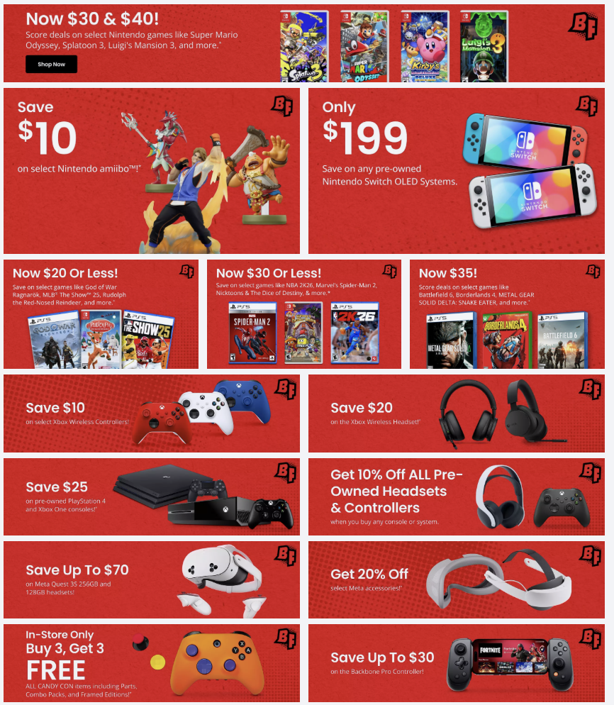 Gamestop Black Friday Ad 11_26_25 pg 2