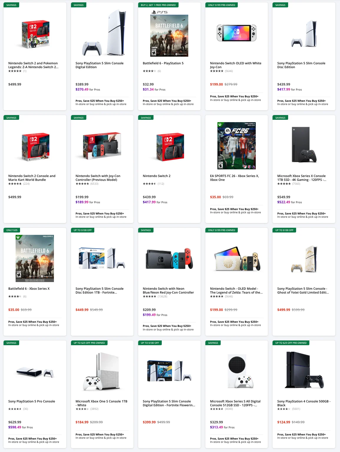 Gamestop Black Friday Ad 11_26_25 pg 5