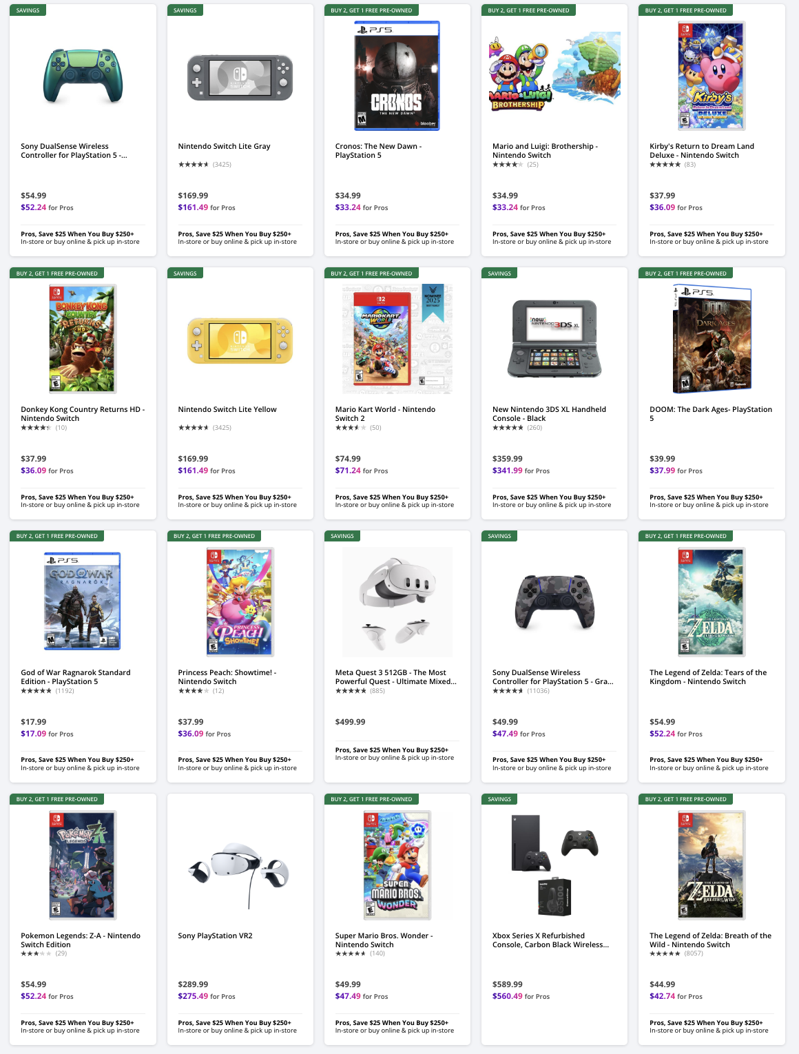 Gamestop Black Friday Ad 11_26_25 pg 9