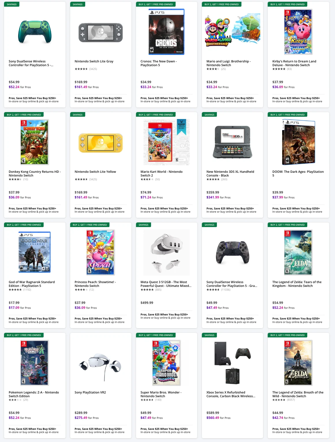 Gamestop Black Friday Ad 11_26_25 pg 9