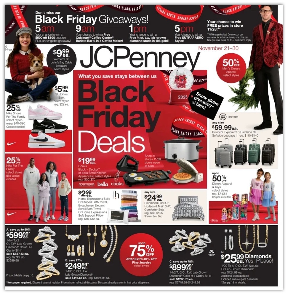 JcPenney Black Friday Ad 11_21_25 pg 1