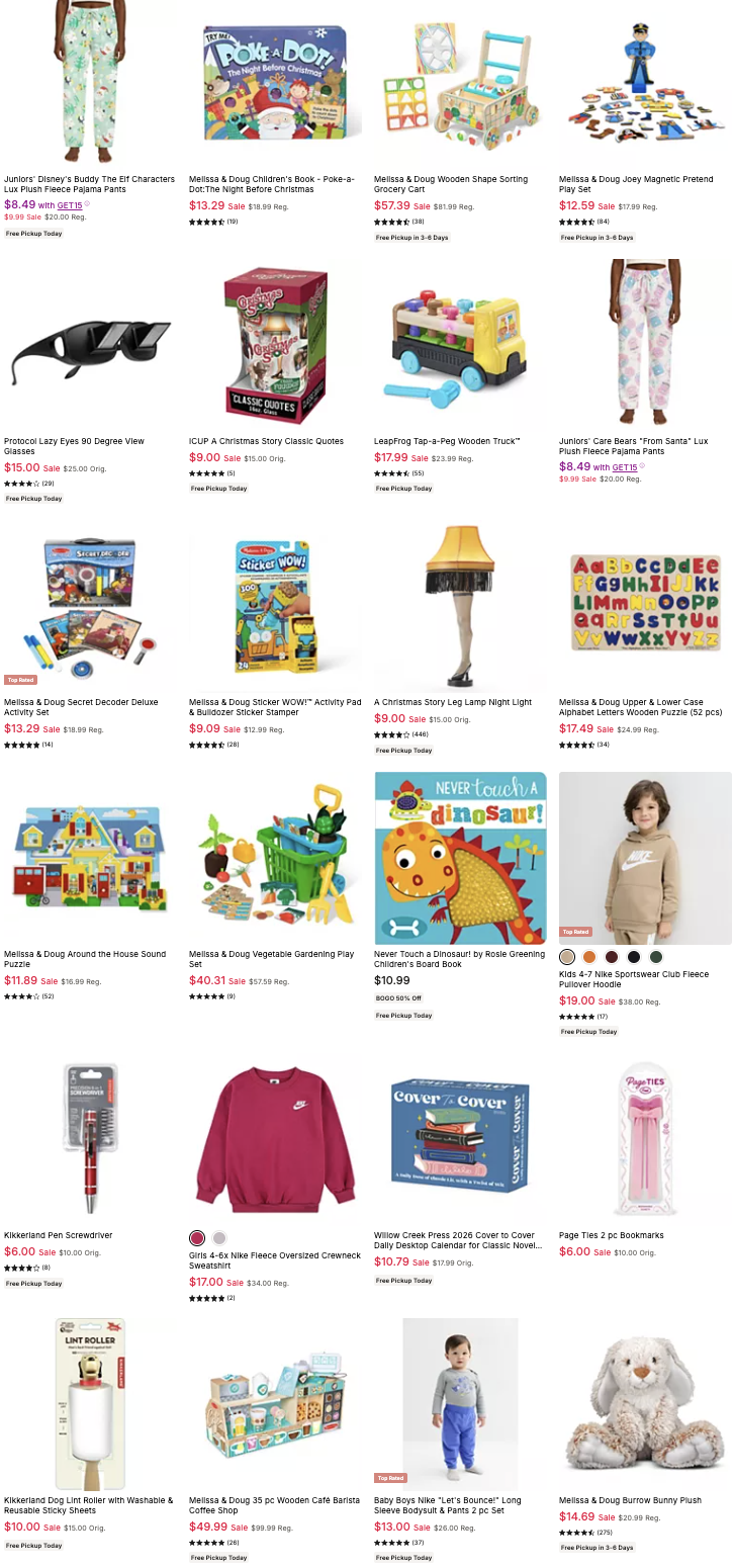 Kohls Black Friday Blockbusters 2025 pg 107