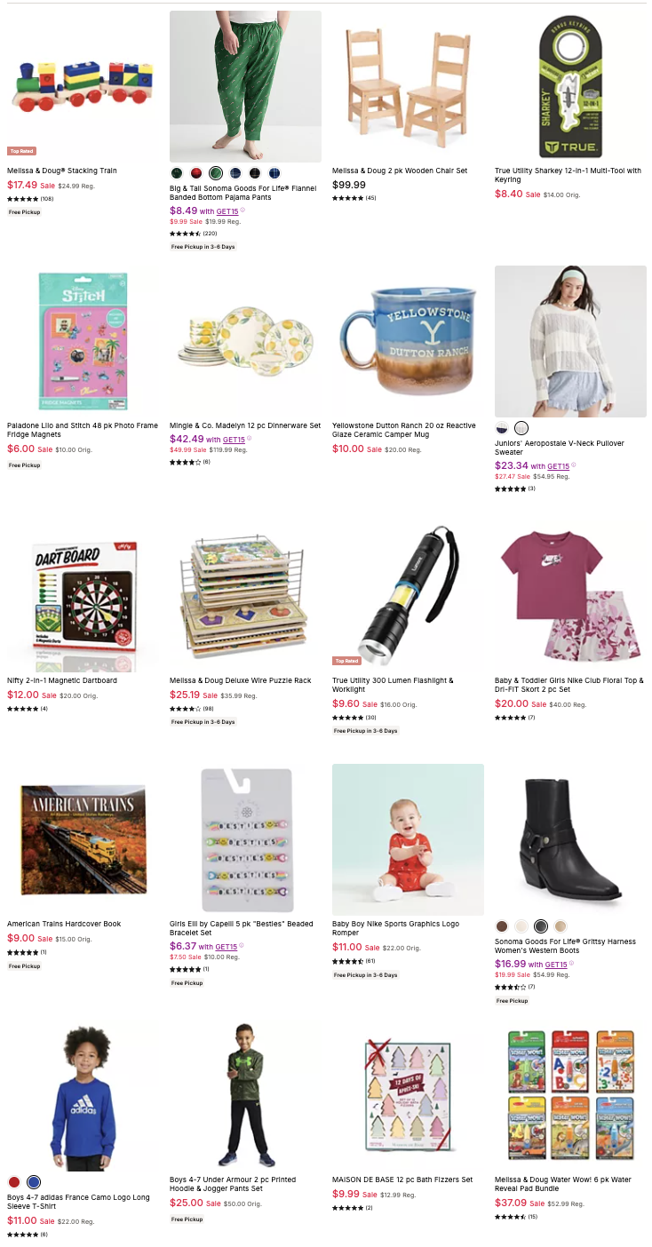 Kohls Black Friday Blockbusters 2025 pg 111