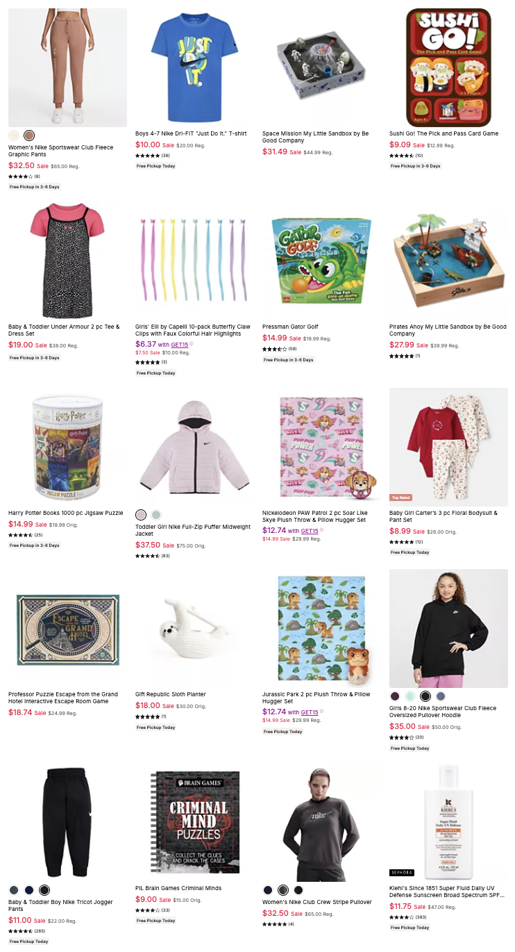 Kohls Black Friday Blockbusters 2025 pg 117