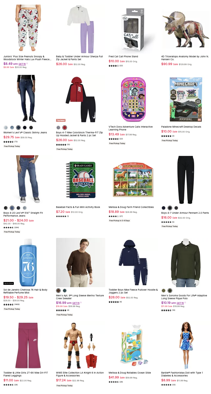 Kohls Black Friday Blockbusters 2025 pg 126