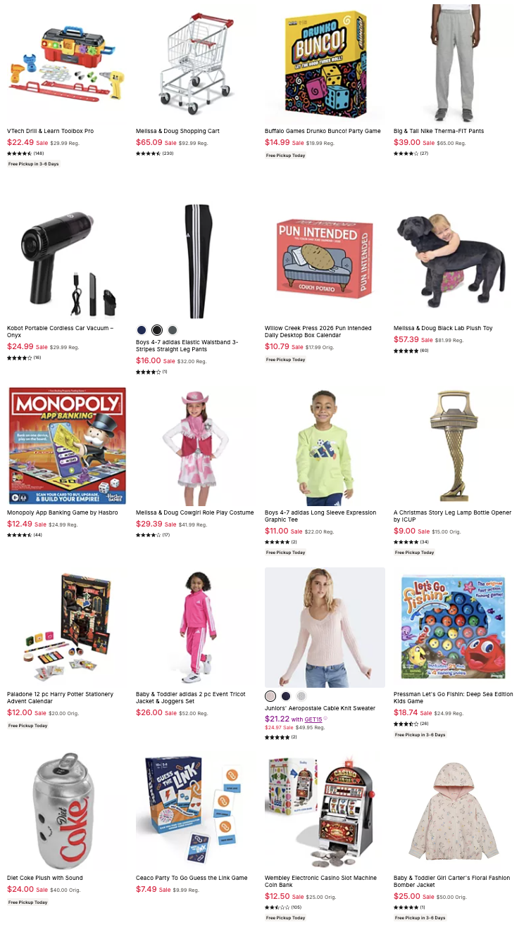 Kohls Black Friday Blockbusters 2025 pg 128
