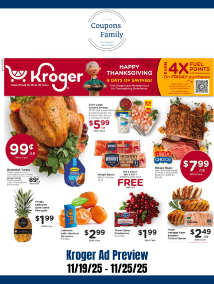 Kroger Weekly Ad Preview 11_19_25