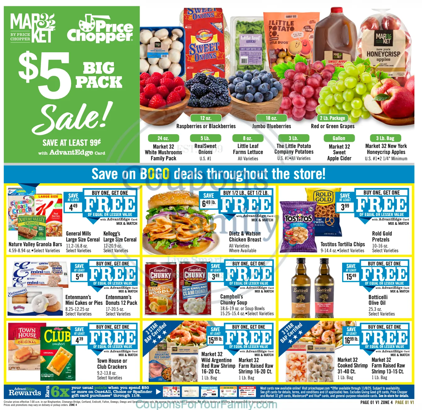 Price Chopper Ad this week 11_2_25 pg 1