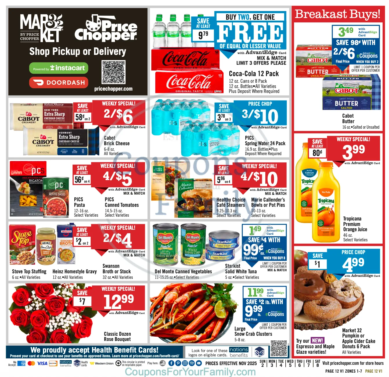 Price Chopper Ad this week 11_2_25 pg 12