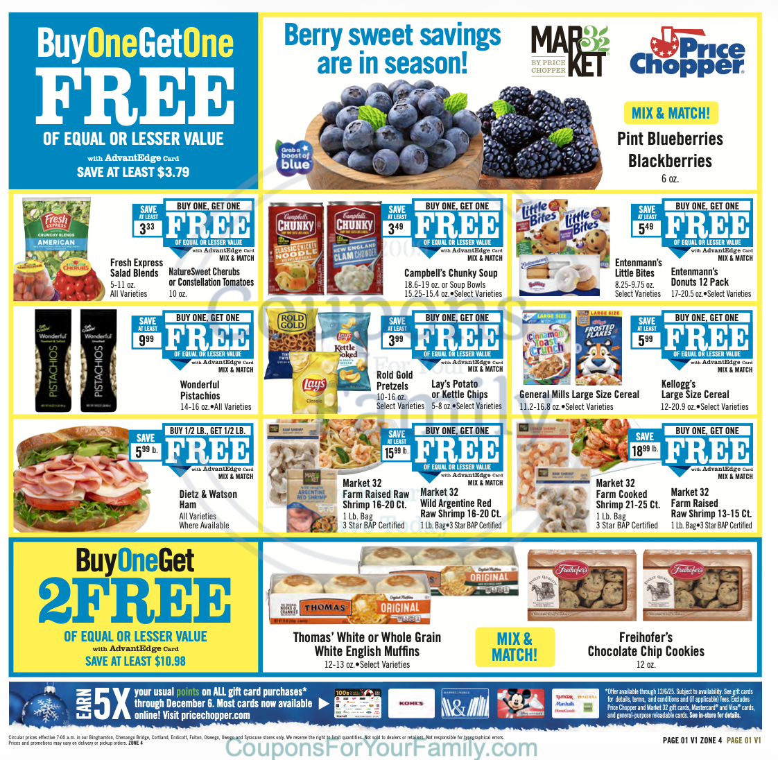 Price Chopper Ad this week 11_30_25 pg 1