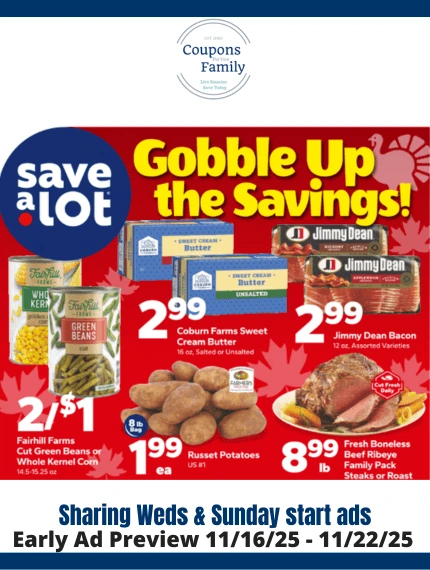 Save A Lot Ad this week 11_16_25