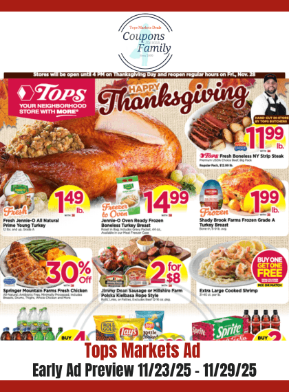 Tops Ad this week 11_23_25