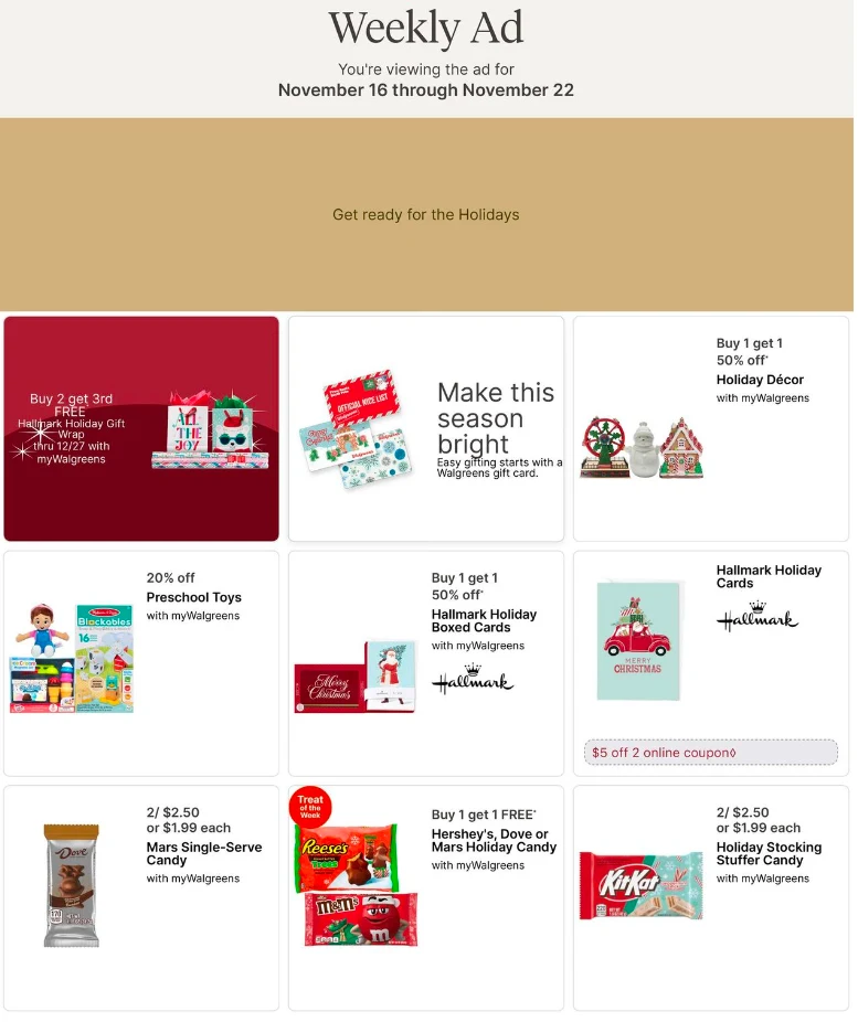 Walgreens Ad this week 11_16_25 pg 1 Walgreens Ad this week 11_16_25 pg 1