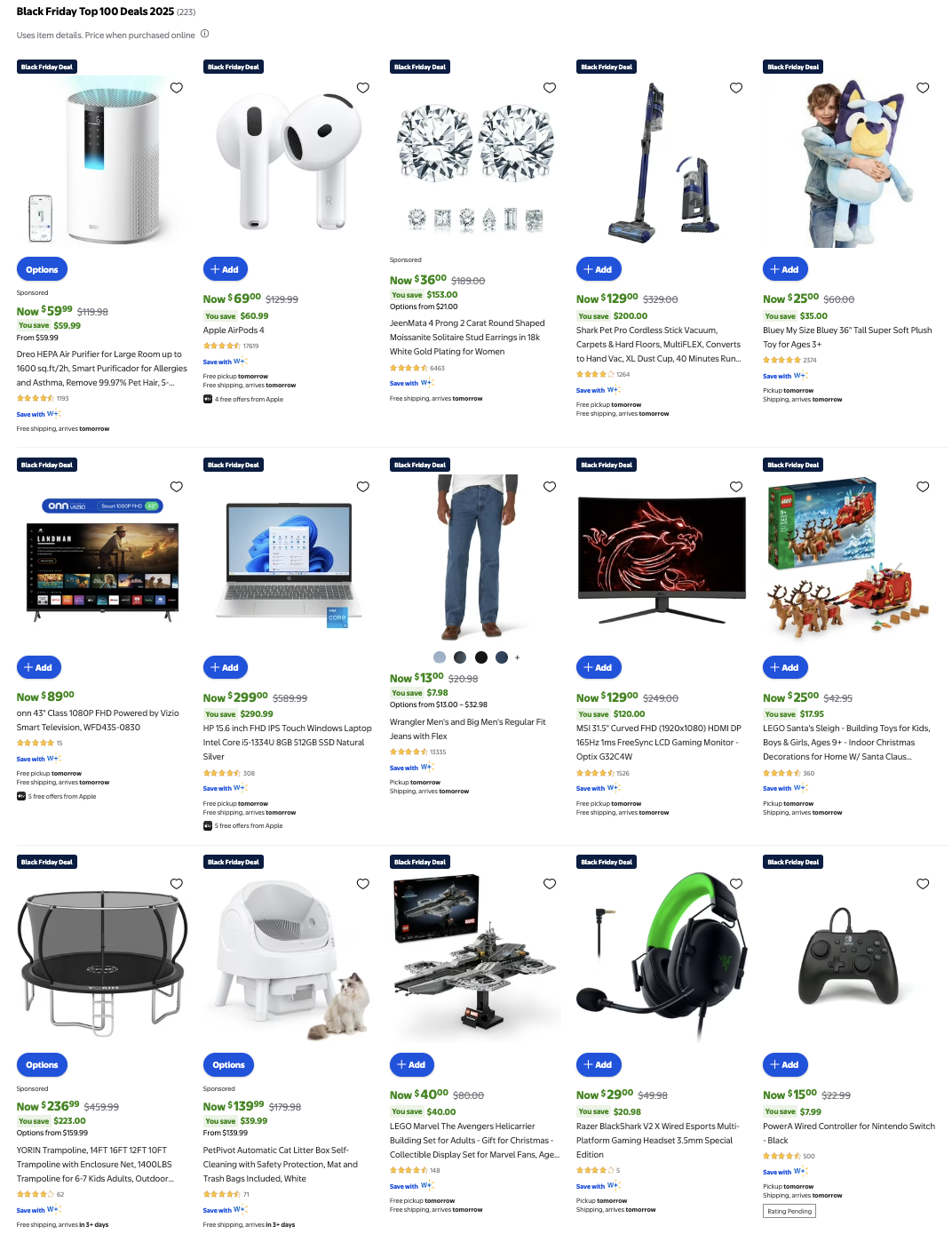 Walmart Weekly Ad 11_25_25 pg 1