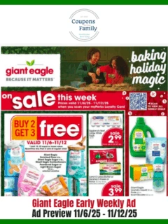 giant eagle weekly ad 11_6_25