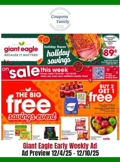 giant eagle weekly ad 12_4_25