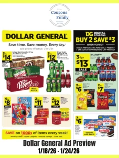 Dollar General Ad Preview 1_18_26