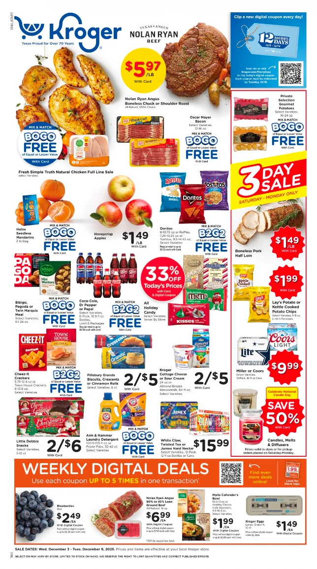 Kroger Ad this week 12_3_25 pg 1