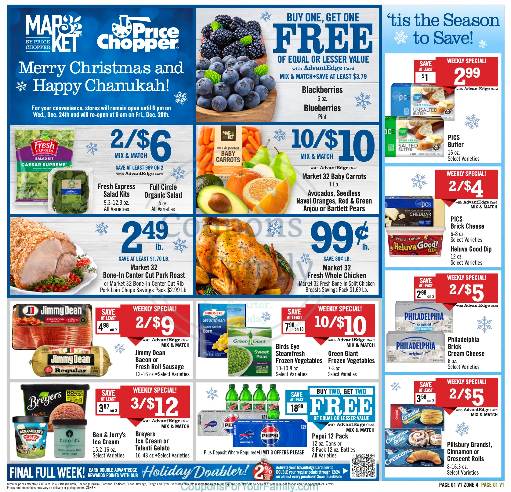Price Chopper Ad this week 12_14_25 pg 1