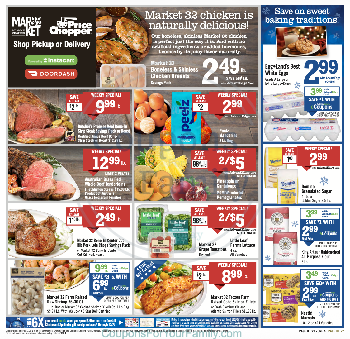 Price Chopper Ad this week 12_7_25 pg 1