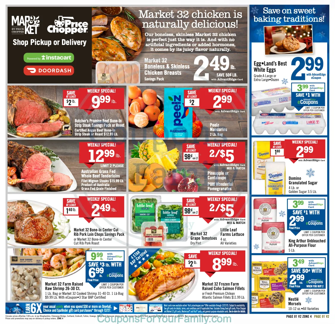 Price Chopper Ad this week 12_7_25 pg 1