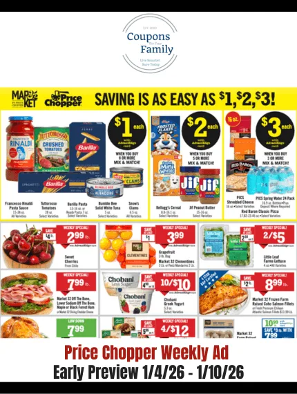 Price Chopper Weekly Ad 1_4_26