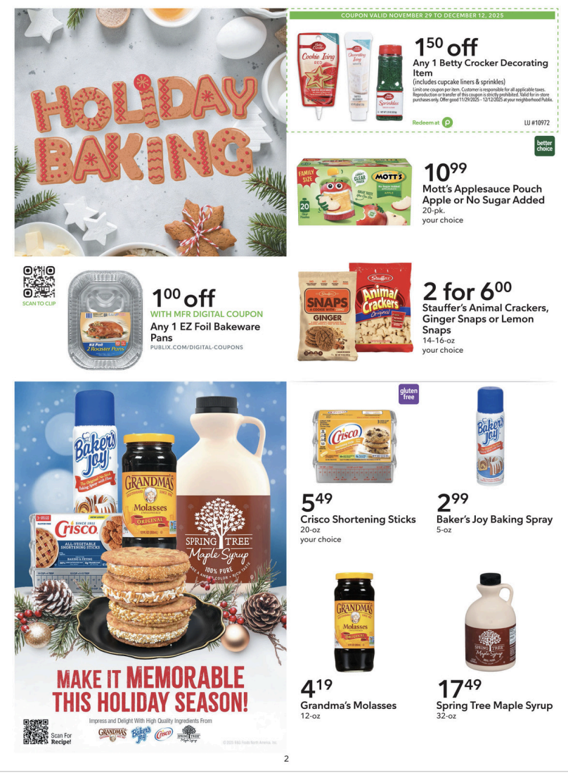 Publix Extra Savings Ad 11_29_25 pg 2