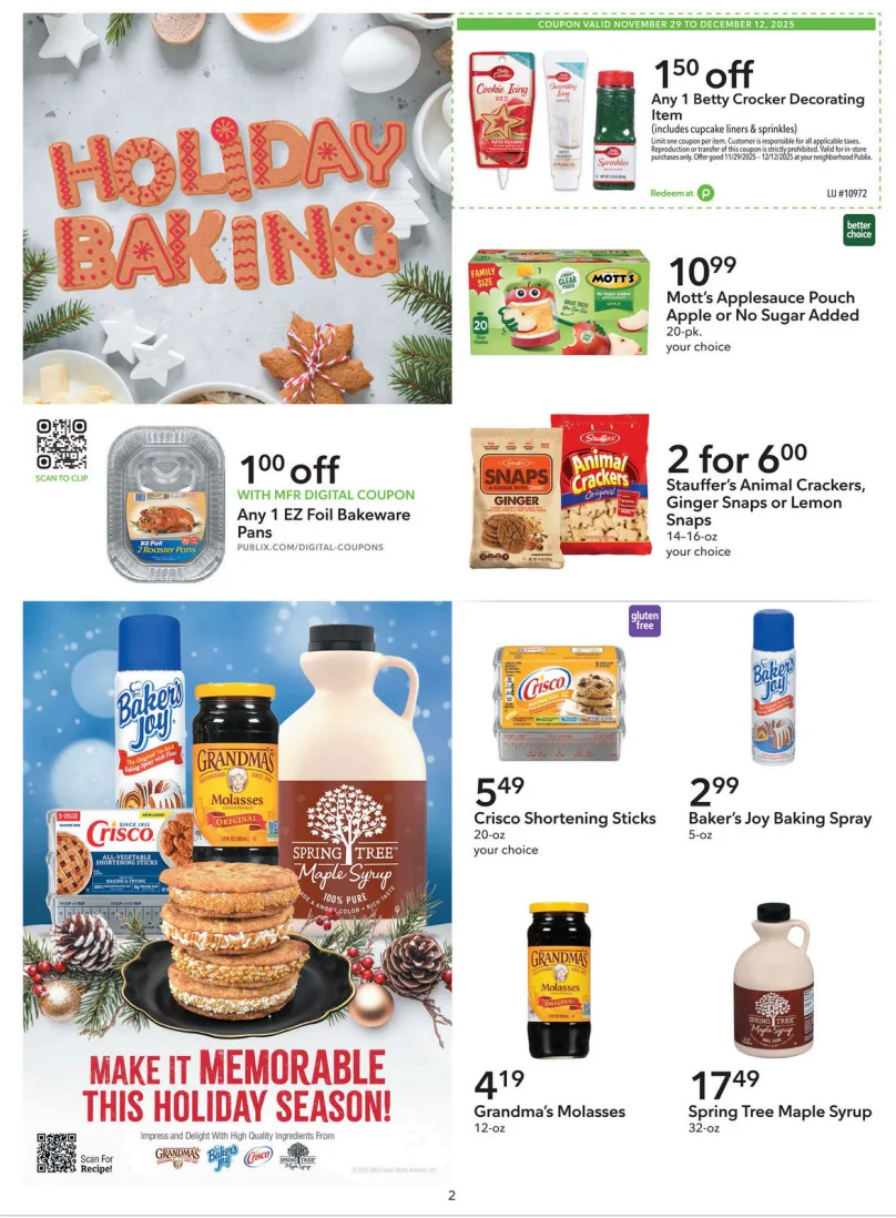 Publix Extra Savings Ad 11_29_25 pg 2