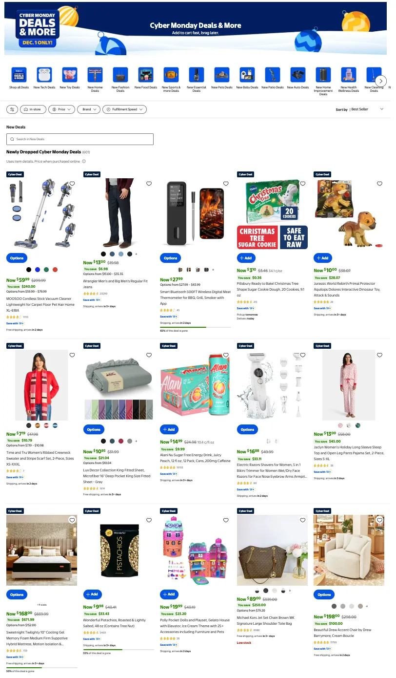 Walmart Weekly Ad 12_1_25 pg 1