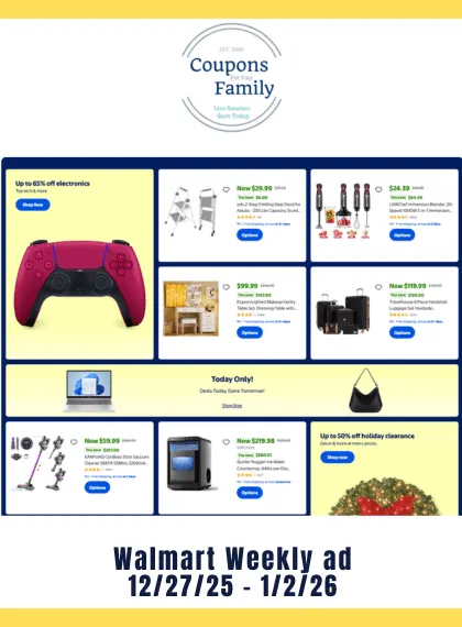 Walmart Weekly Sales Ad Preview 12_27_25