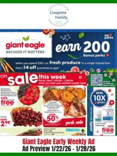 giant eagle weekly ad 1_22_26