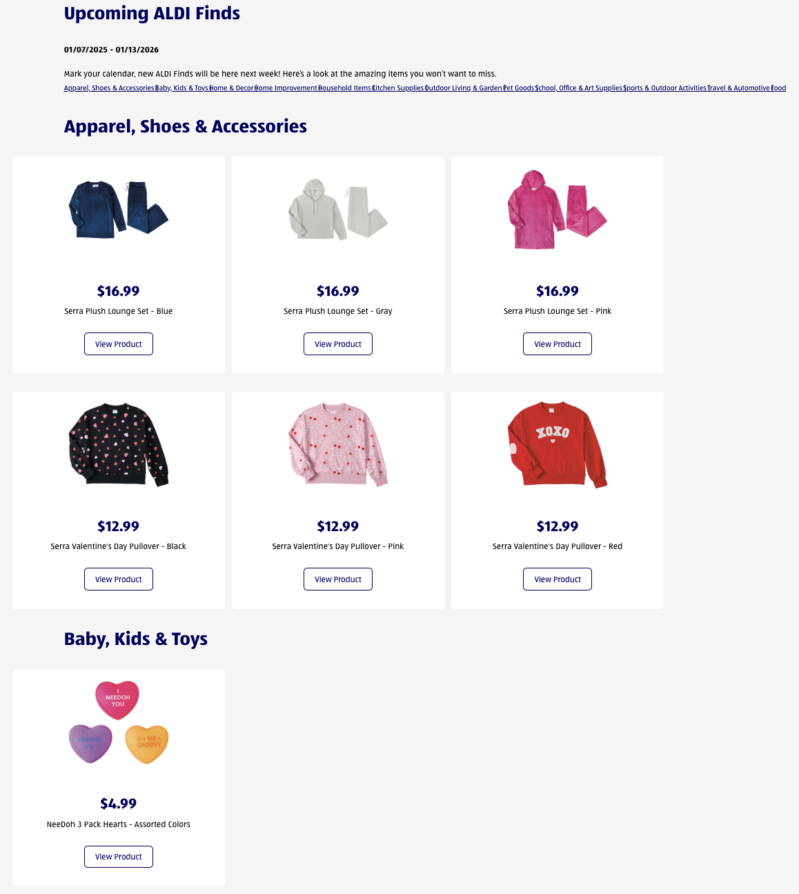 Aldi Finds 1_7_26 pg 1