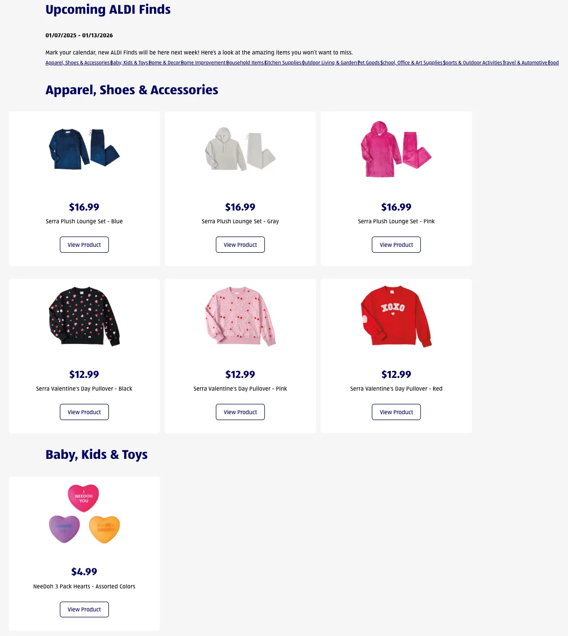 Aldi Finds 1_7_26 pg 1