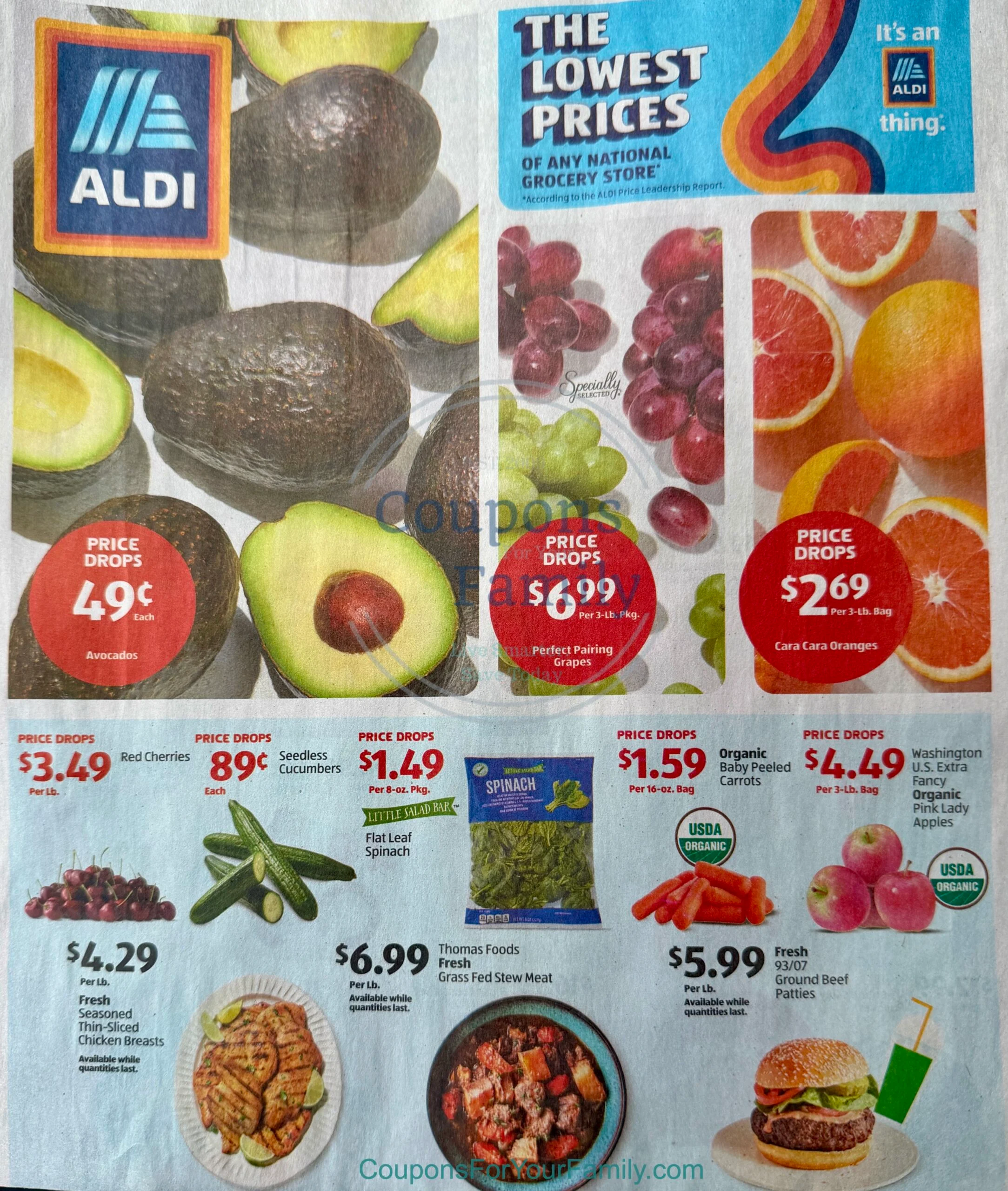 Aldi Weekly Ad 1_7_26 pg 1