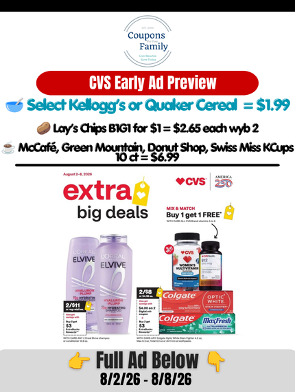 CVS Weekly Ad Preview 8_2_26