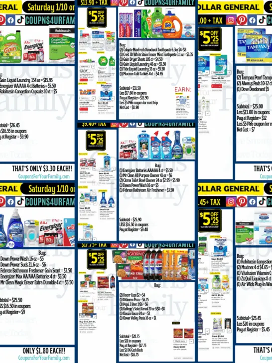 DG Coupon Deals 1_10_26