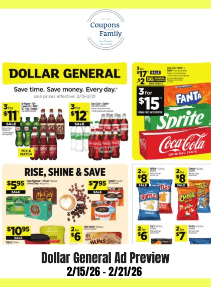 Dollar General Ad Preview 2_15_26