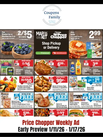 Price Chopper Weekly Ad 1_11_26