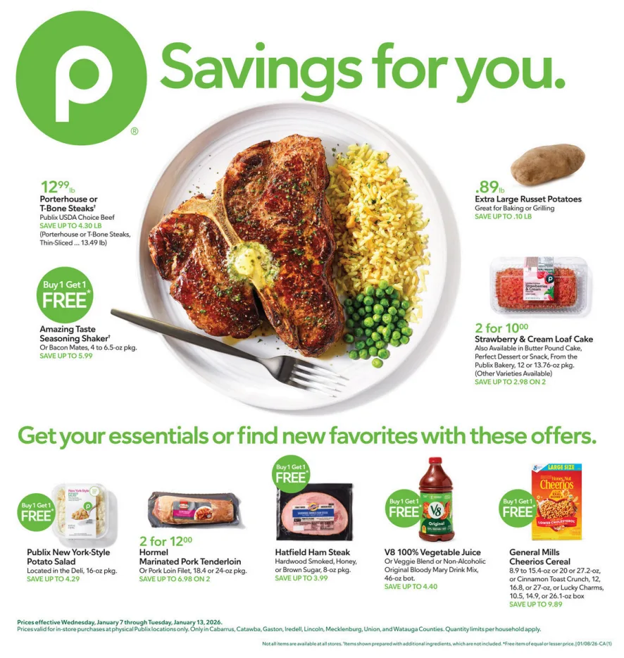 Publix Early Ad 1_7_26 pg 1