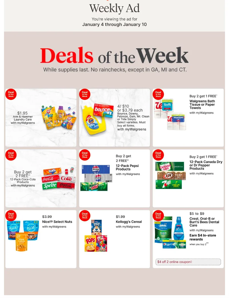 Walgreens Ad this week 1_4_26 pg 1 Walgreens Ad this week 1_4_26 pg 1