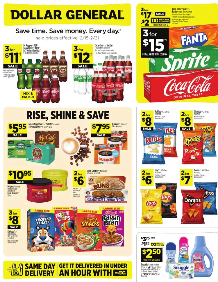Dollar General Ad 2_15_26 pg 1 Dollar General Ad 2_15_26 pg 1