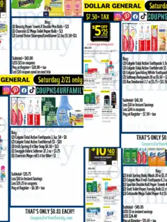 Dollar General Coupon Matchups 2:21:25
