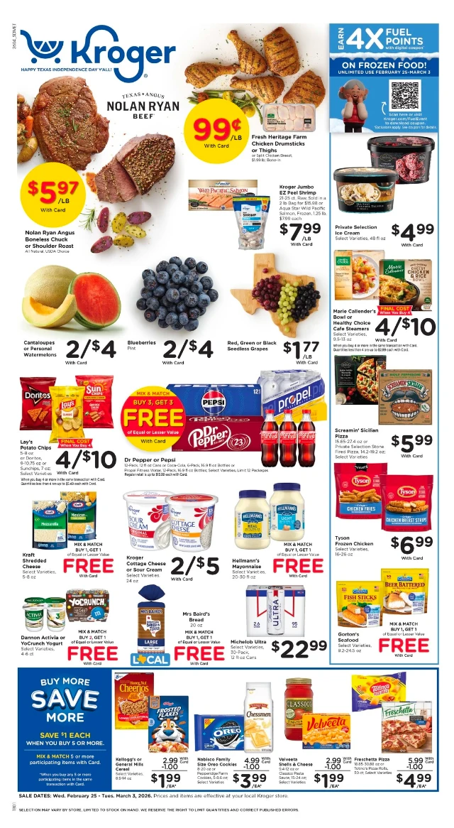 Kroger Ad this week 2_25_26 pg 1