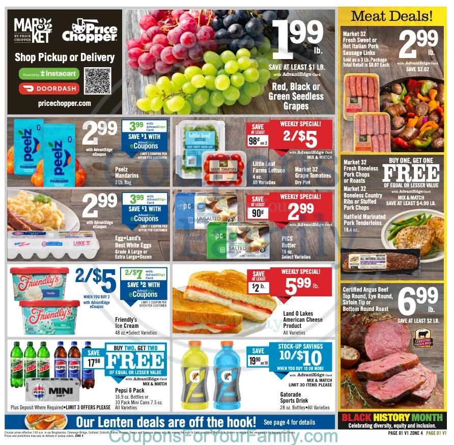 Price Chopper Ad this week 2_15_26 pg 1
