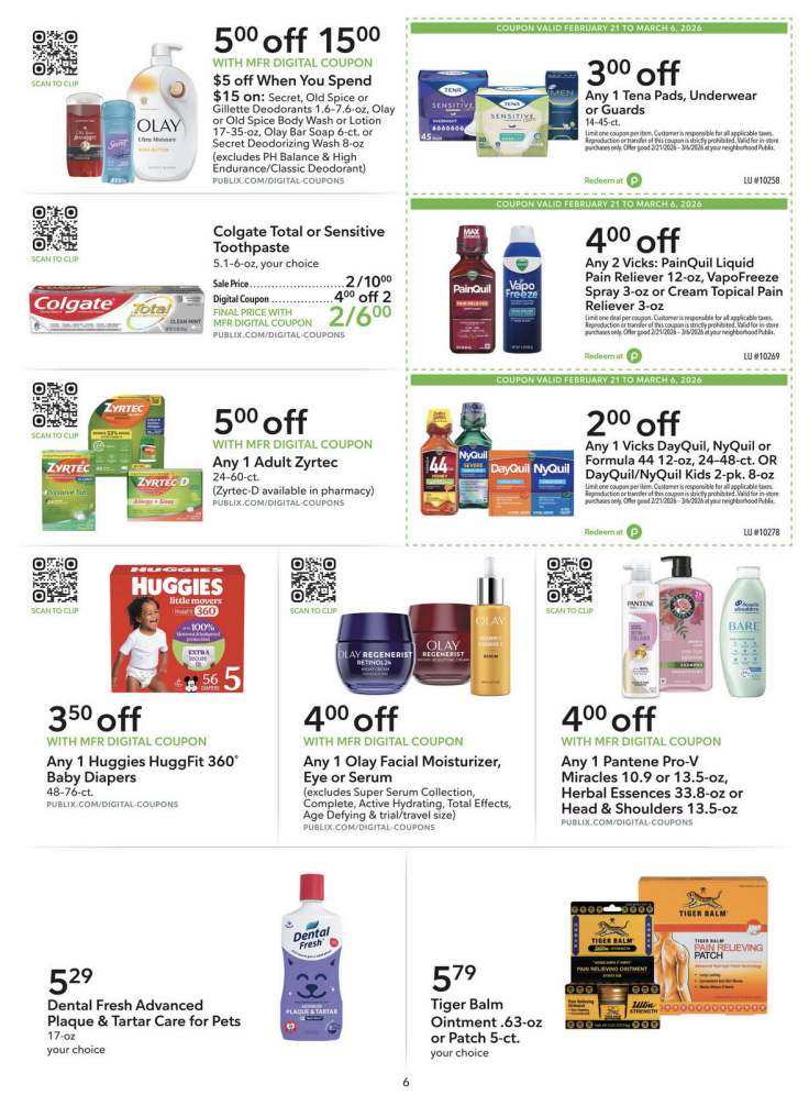 Publix Extra Savings Ad 2_21_26 pg 6