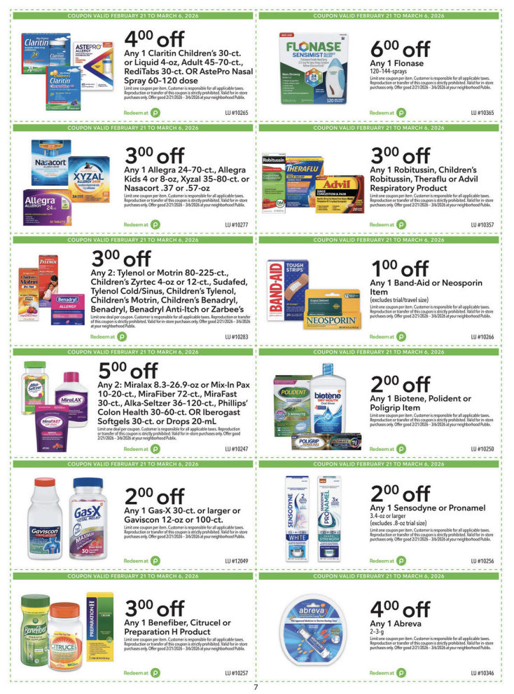 Publix Extra Savings Ad 2_21_26 pg 7